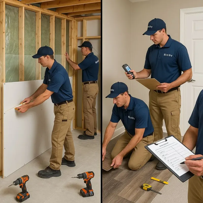 Repairs and Reconstruction process in Chester Heights, PA