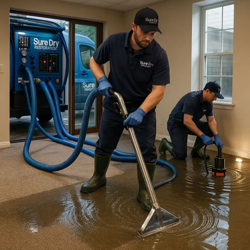 Water Extraction and Removal process in Chester Heights, PA